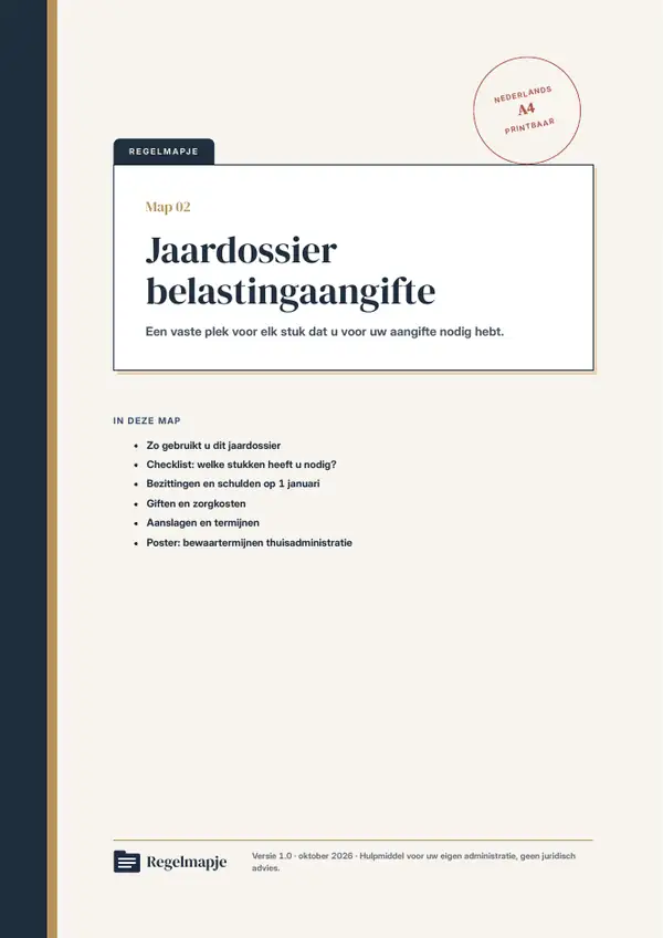 Pagina 1: Voorkant